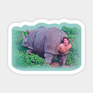 Robot Rhino Sticker